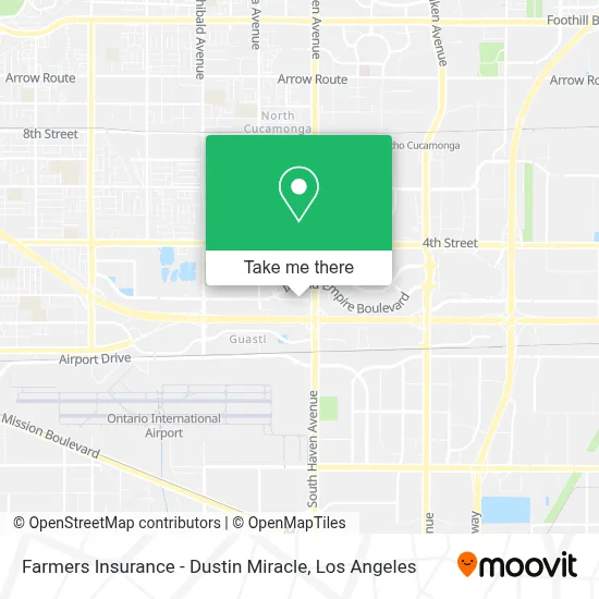 Farmers Insurance - Dustin Miracle map