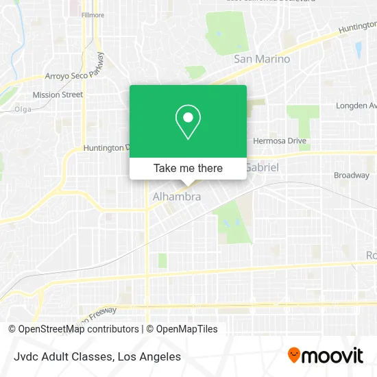 Jvdc Adult Classes map