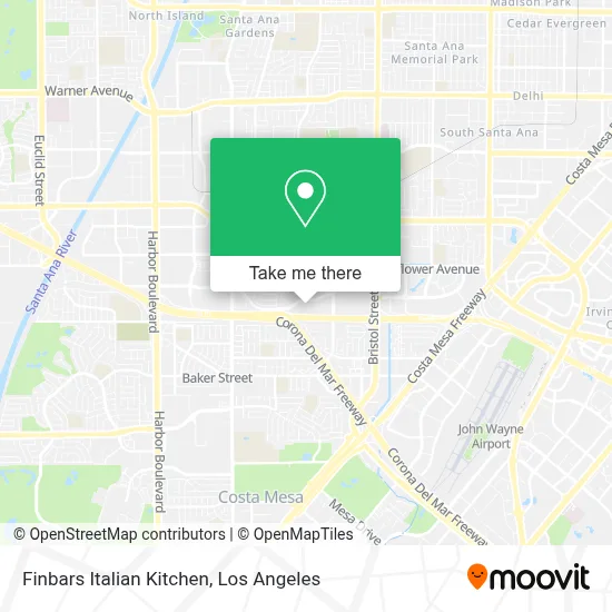 Finbars Italian Kitchen map