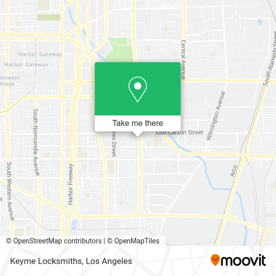 Keyme Locksmiths map