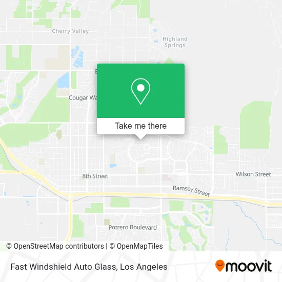 Fast Windshield Auto Glass map