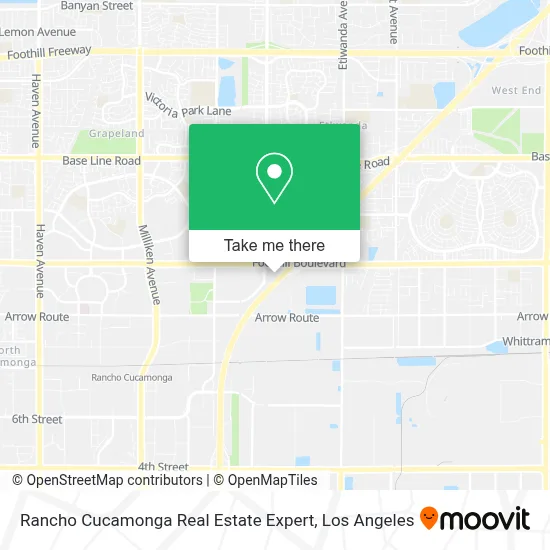 Rancho Cucamonga Real Estate Expert map