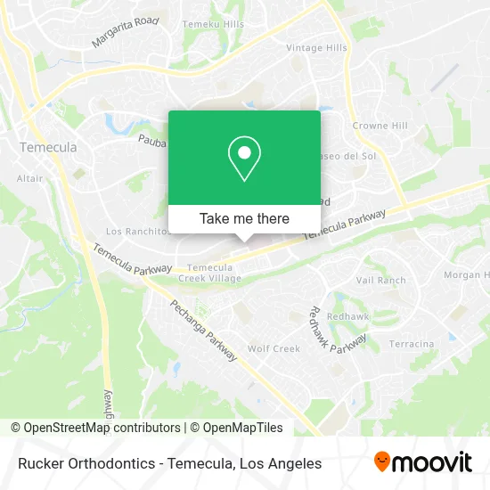 Rucker Orthodontics - Temecula map