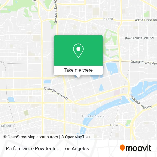 Performance Powder Inc. map