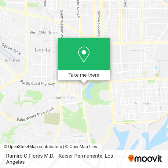 Ramiro C Flores M.D. - Kaiser Permanente map