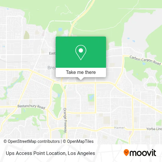 Ups Access Point Location map