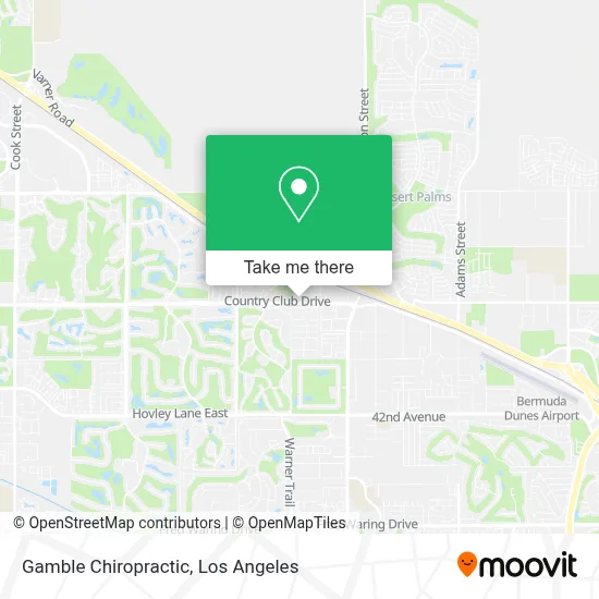 Gamble Chiropractic map