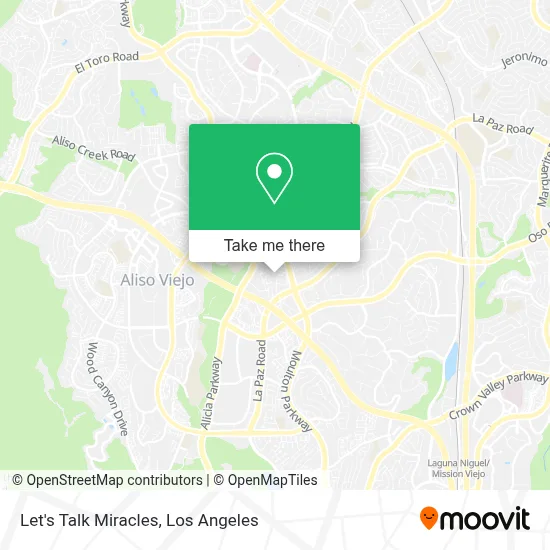 Let's Talk Miracles map