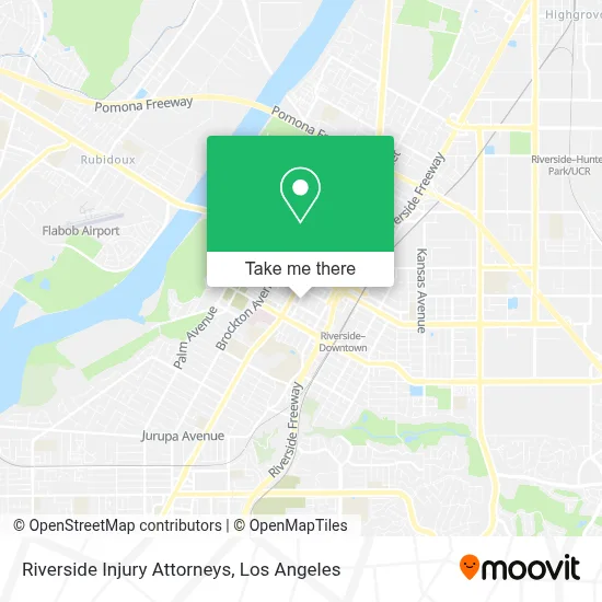 Riverside Injury Attorneys map