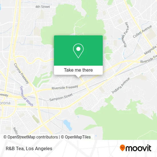 R&B Tea map