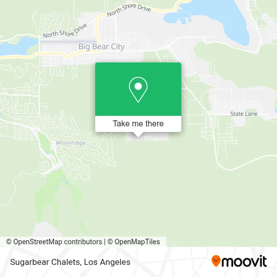 Sugarbear Chalets map