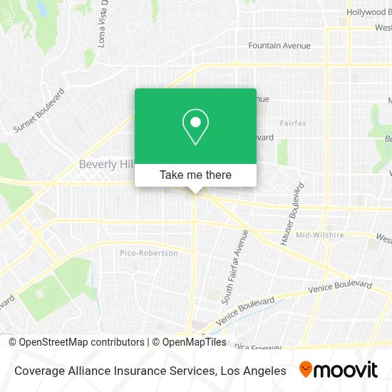 Coverage Alliance Insurance Services map