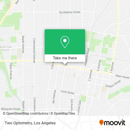 Two Optometry map