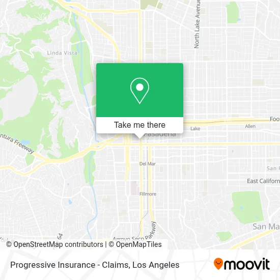 Progressive Insurance - Claims map