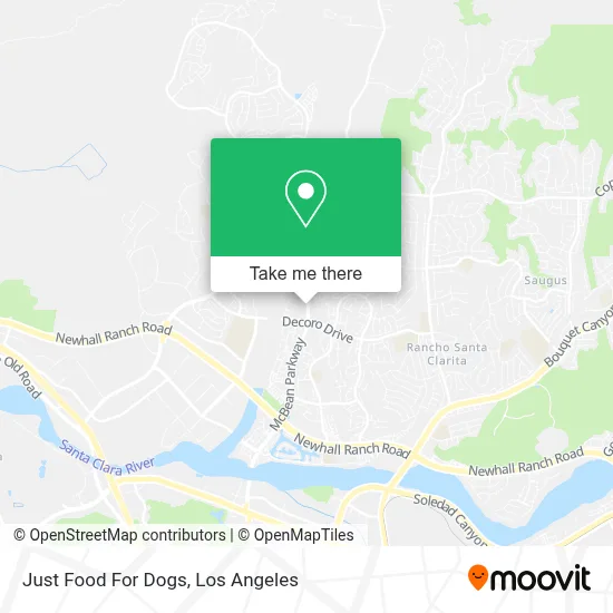Just Food For Dogs map