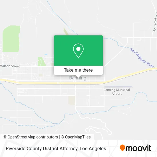 Riverside County District Attorney map