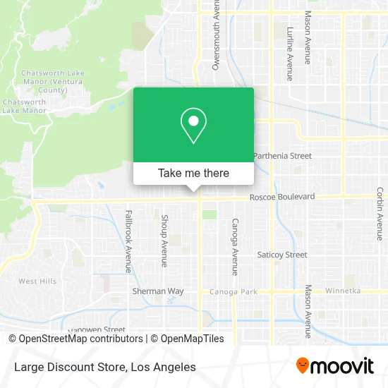 Large Discount Store map