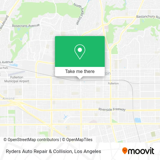 Ryders Auto Repair & Collision map