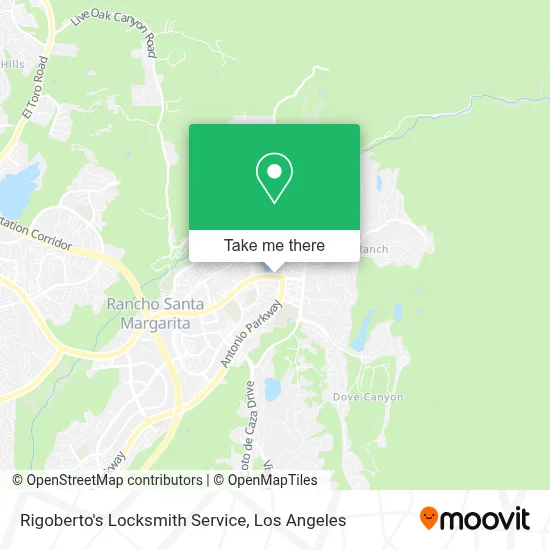 Rigoberto's Locksmith Service map