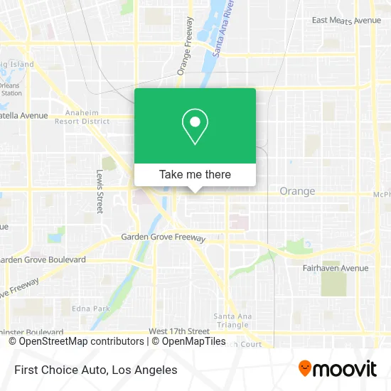 First Choice Auto map