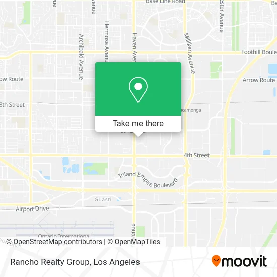 Rancho Realty Group map