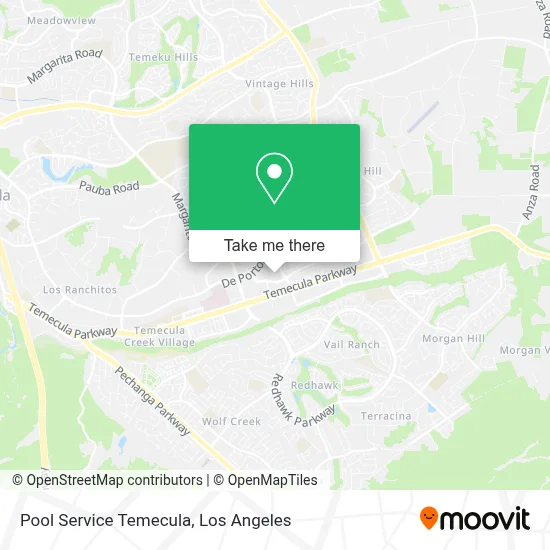Pool Service Temecula map