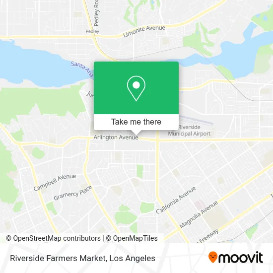 Riverside Farmers Market map