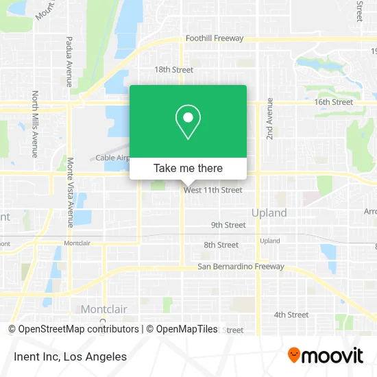 Inent Inc map