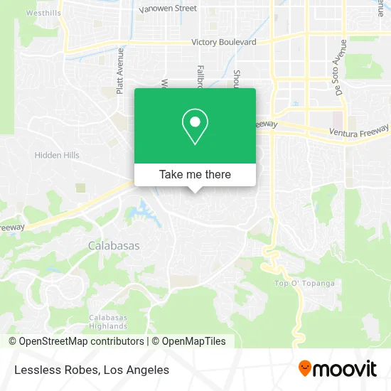 Lessless Robes map