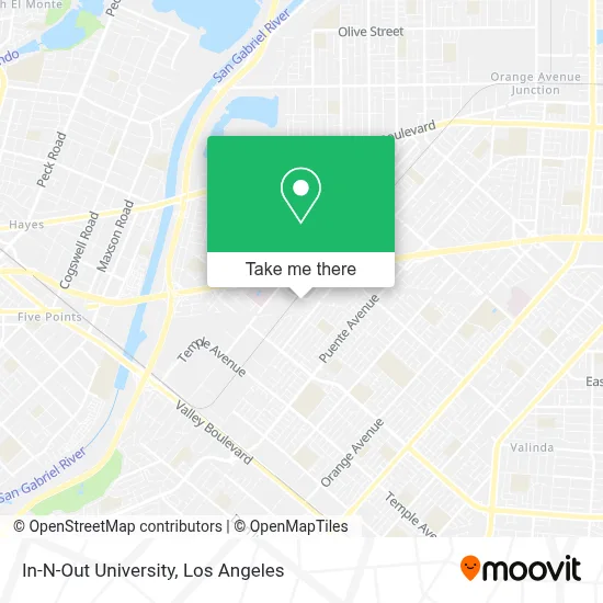 In-N-Out University map