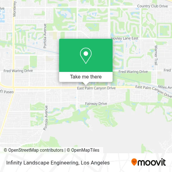 Infinity Landscape Engineering map