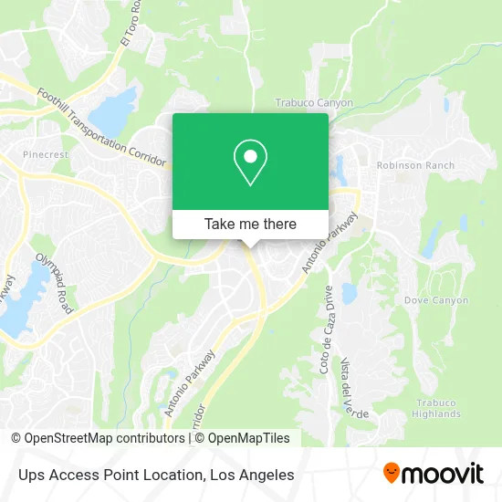 Ups Access Point Location map