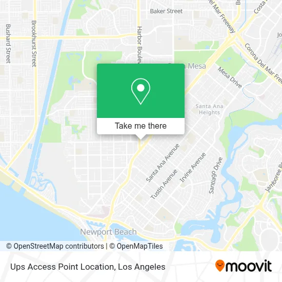 Ups Access Point Location map