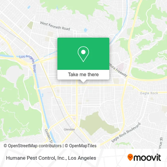 Humane Pest Control, Inc. map