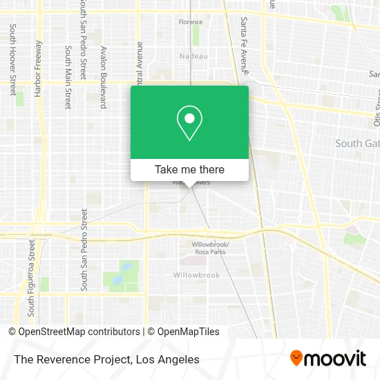 The Reverence Project map