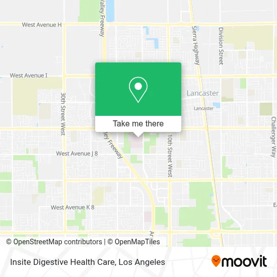 Insite Digestive Health Care map