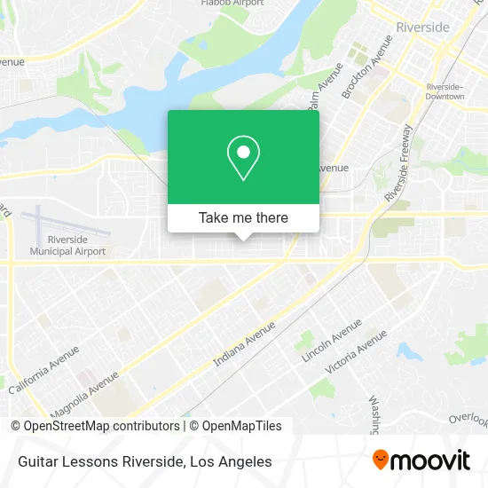 Guitar Lessons Riverside map