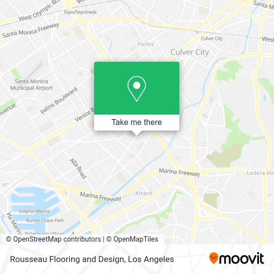 Rousseau Flooring and Design map