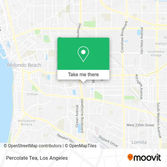 Percolate Tea map