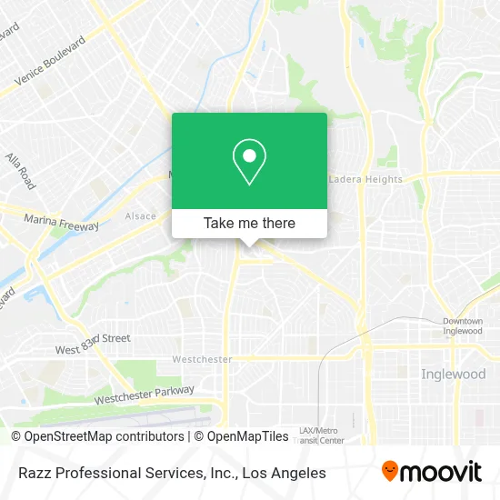 Razz Professional Services, Inc. map