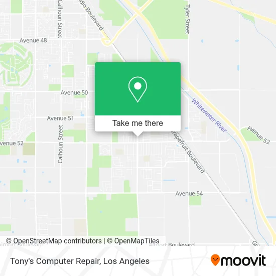 Tony's Computer Repair map