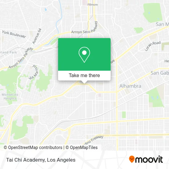 Tai Chi Academy map