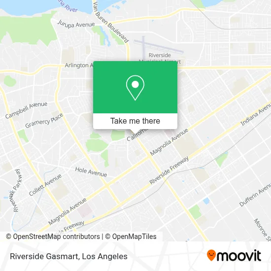 Riverside Gasmart map