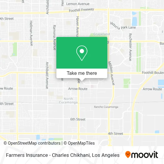 Farmers Insurance - Charles Chikhani map