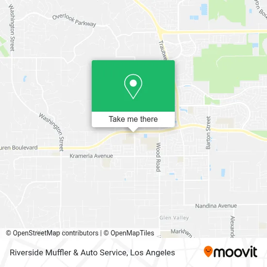 Riverside Muffler & Auto Service map