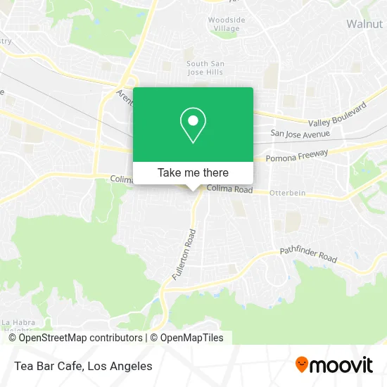 Tea Bar Cafe map