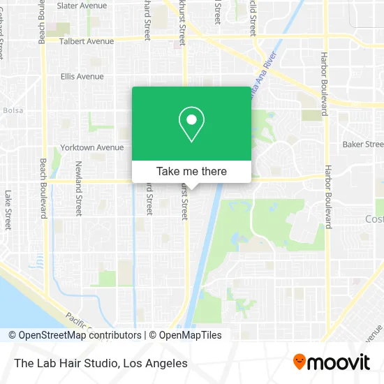 The Lab Hair Studio map