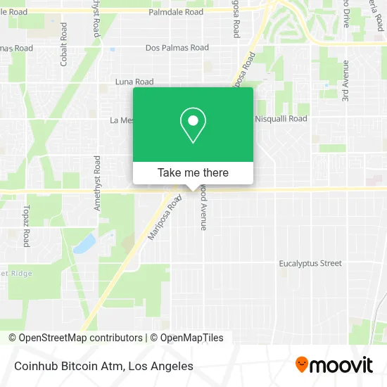 Coinhub Bitcoin Atm map