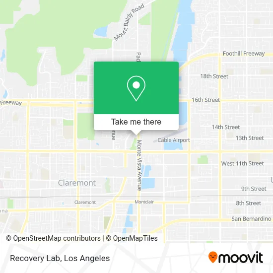 Recovery Lab map