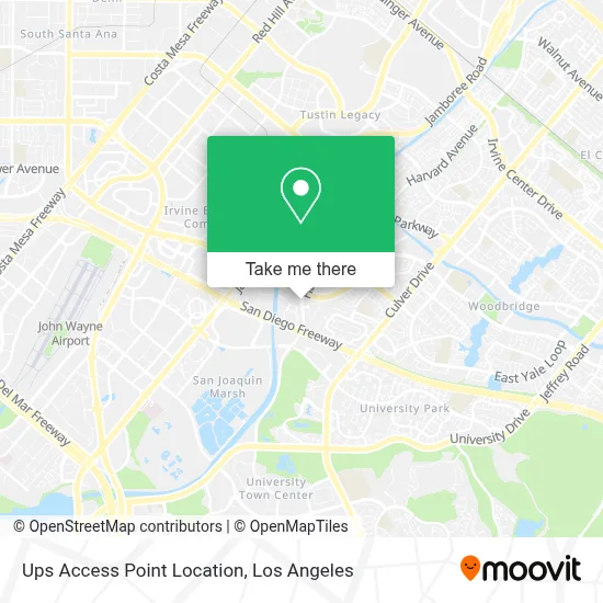 Ups Access Point Location map
